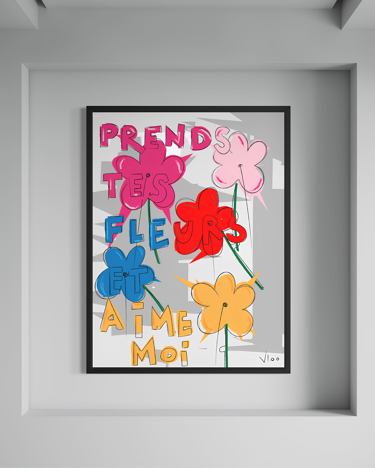 PRENDS TES FLEURS ET AIME MOI
