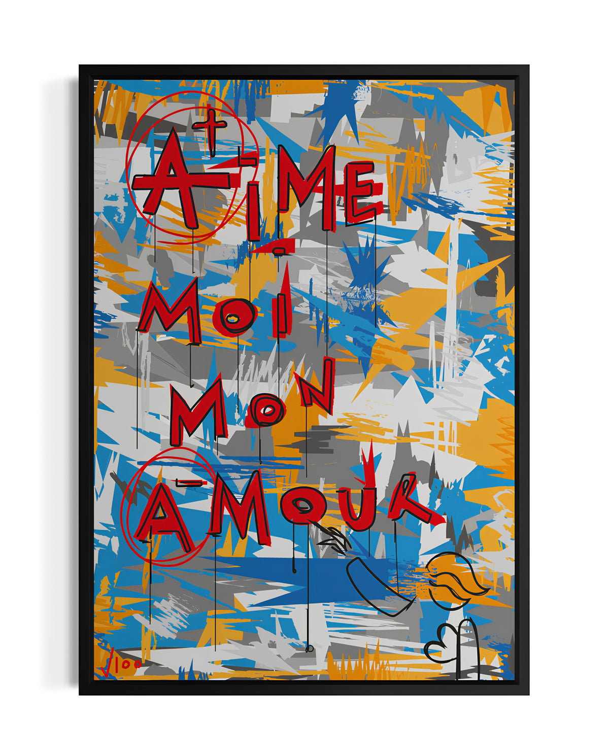 Affiche œuvre “AIME-MOI MON AMOUR”